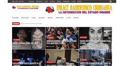 Desktop Screenshot of enlaceradiofonicochihuahua.com